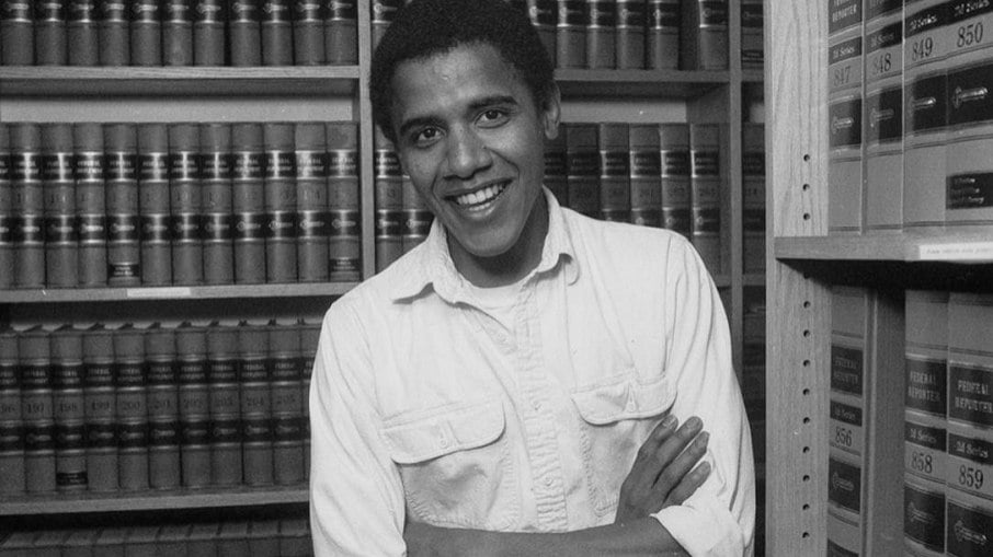 Barack Obama jovem, nos tempos de Harvard