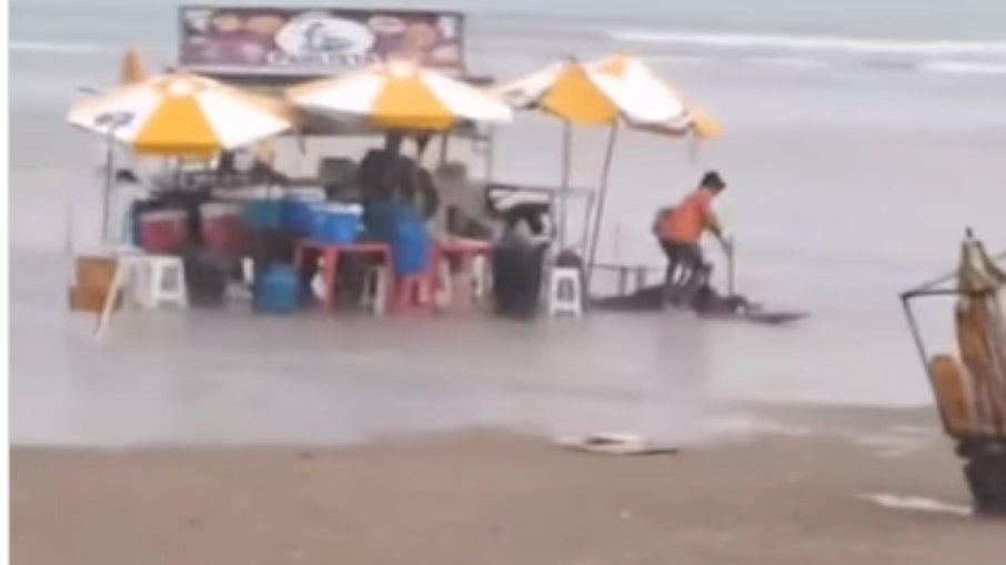 Vítimas estavam na praia Ocian