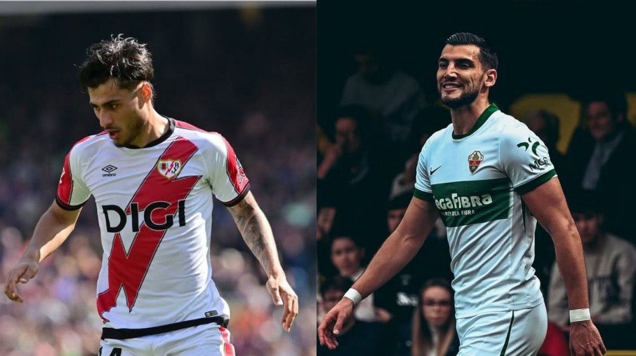 Carlos Martin e Rafa Mir se enfrentam em Rayo Vallecano x Elche