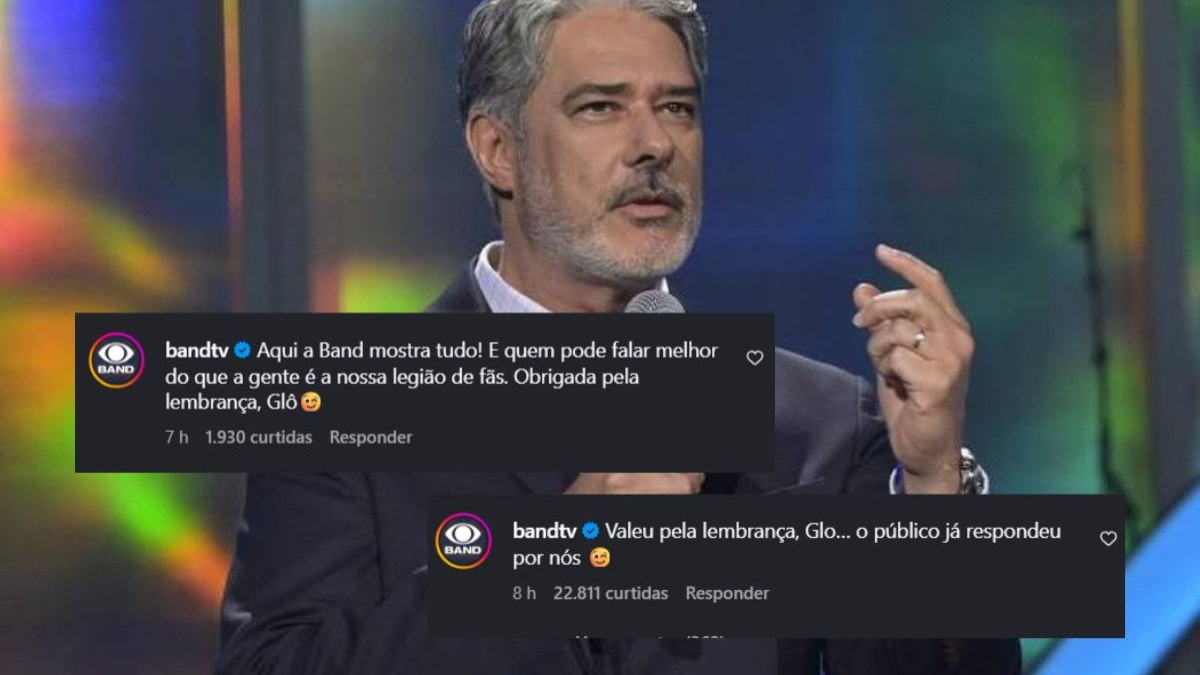 Band rebate William Bonner após piada com Fórmula 1: “Aqui mostra tudo!”