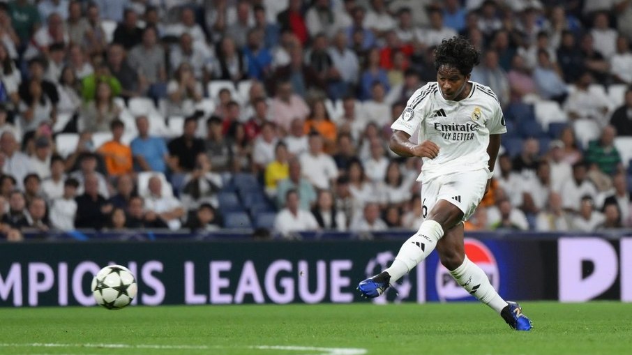 Real Madrid venceu na Champions com gol de Endrick