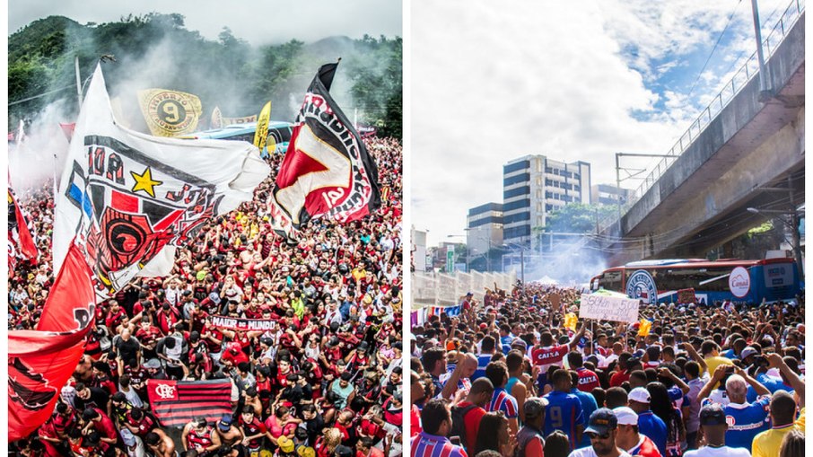 Torcidas de Flamengo e Bahia Torcidas de Flamengo e Bahia