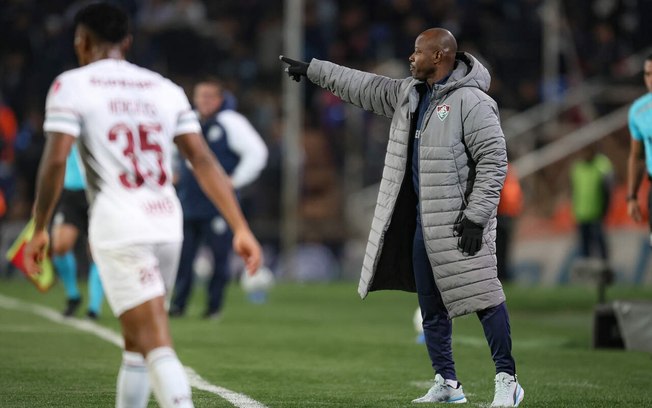 Marcão técnico do Fluminense celebrou a classificação Marcão técnico do Fluminense celebrou a classificação