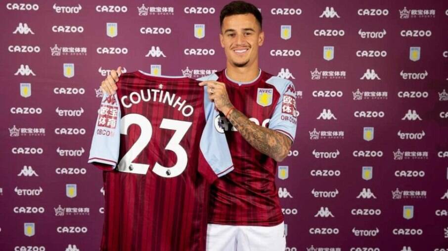 Philippe Coutinho é o novo reforço do Aston Villa para 2022