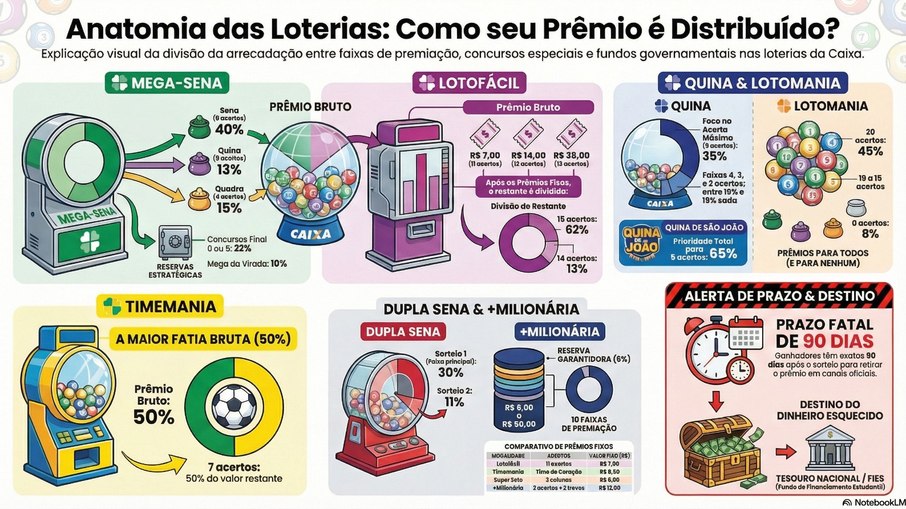 Infográfico: loterias