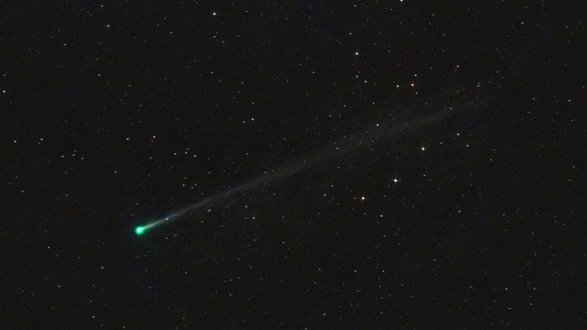 Cometa C/2024 S1 ATLAS em 20 de outubro, da Fazenda Astro Tivoli, Namíbia