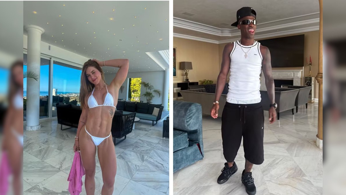 Detalhe entrega que Virginia Fonseca e Vini Jr dividiram casa na Espanha Detalhe entrega que Virginia Fonseca e Vini Jr dividiram casa na Espanha