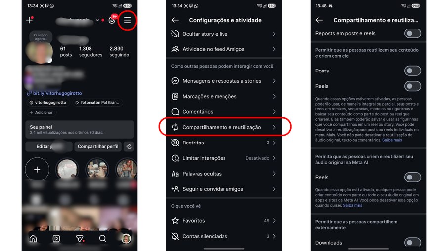 Como desativar uso de fotos e vídeos na IA da Meta no Android Como desativar uso de fotos e vídeos na IA da Meta no Android