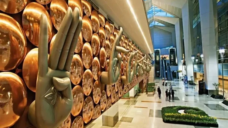 Aeroporto Internacional Indira Gandhi, na Índia Aeroporto Internacional Indira Gandhi, na Índia
