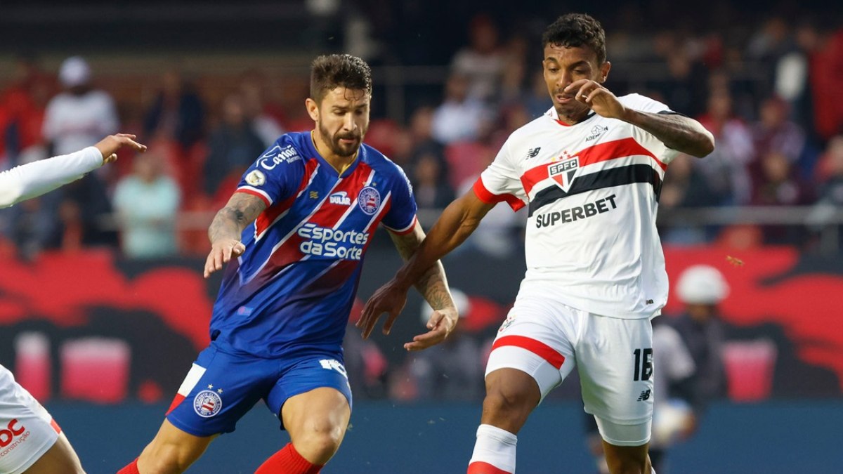 Bahia e São Paulo se enfrentam pelo Brasileirão