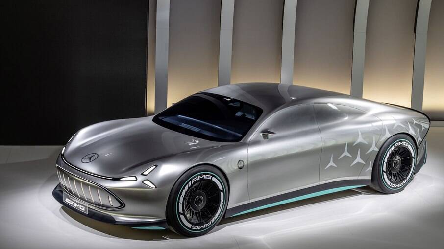 Mercedes-Benz Vision AMG dá pistas de como será o esportivo elétrico da marca alemã num futuro próximo