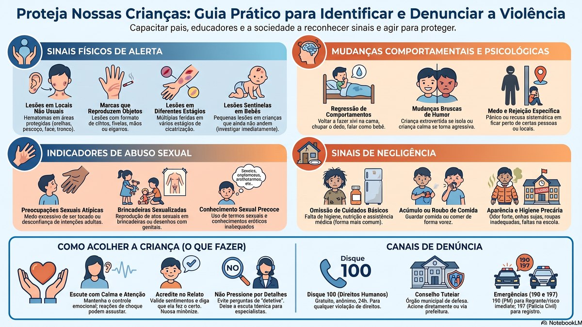 Como identificar sinais de violência contra crianças