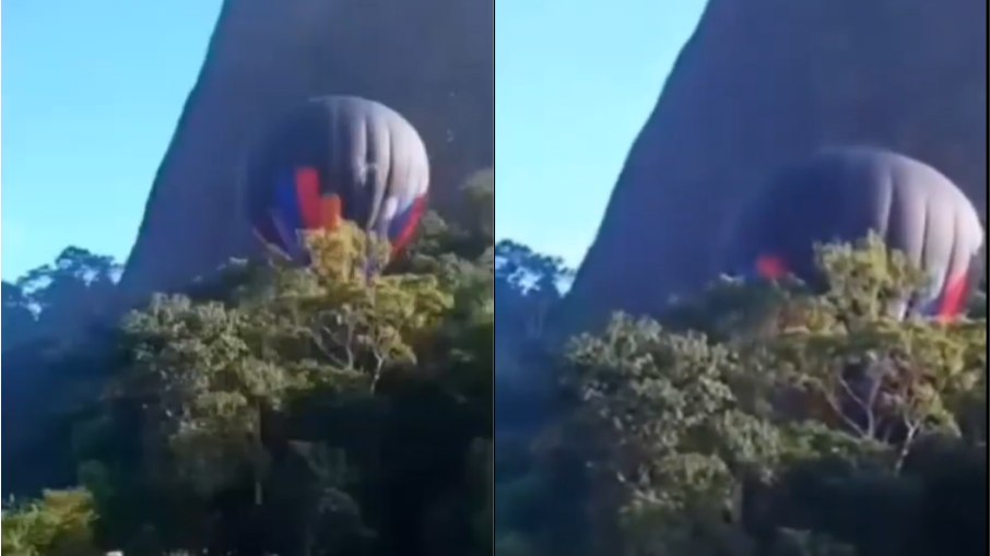 Balão precisou fazer pouso em área de mata fechada no ES Balão precisou fazer pouso em área de mata fechada no ES