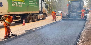 BR-040 usa 6 mil toneladas de material reciclado em estrada