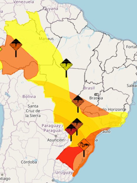 Mapa do Inmet Mapa do Inmet