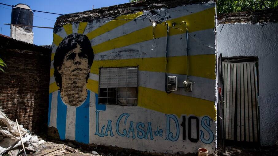 Casa onde Diego Maradona viveu na infância
