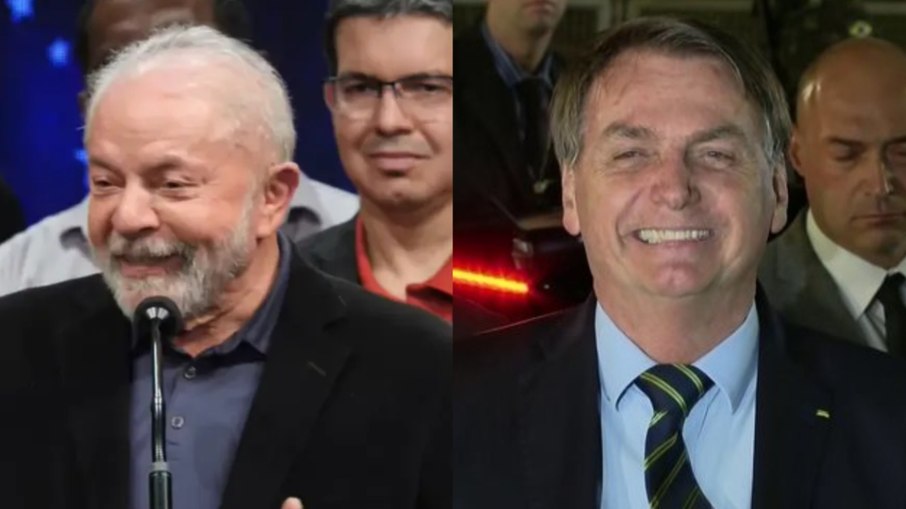 Lula (PT) e Bolsonaro (PL)