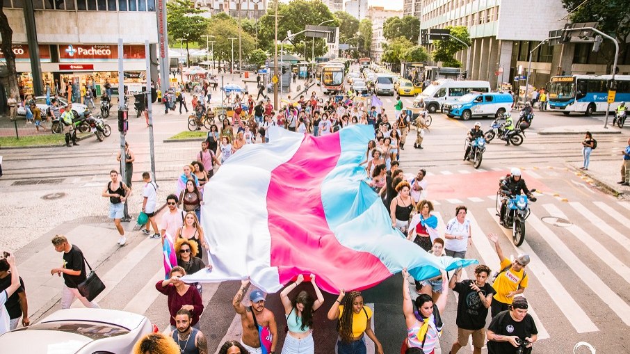 A Marcha Trans e Travesti ocorreu do Rio de Janeiro, em novembro de 2022, 27 anos após a última edição.