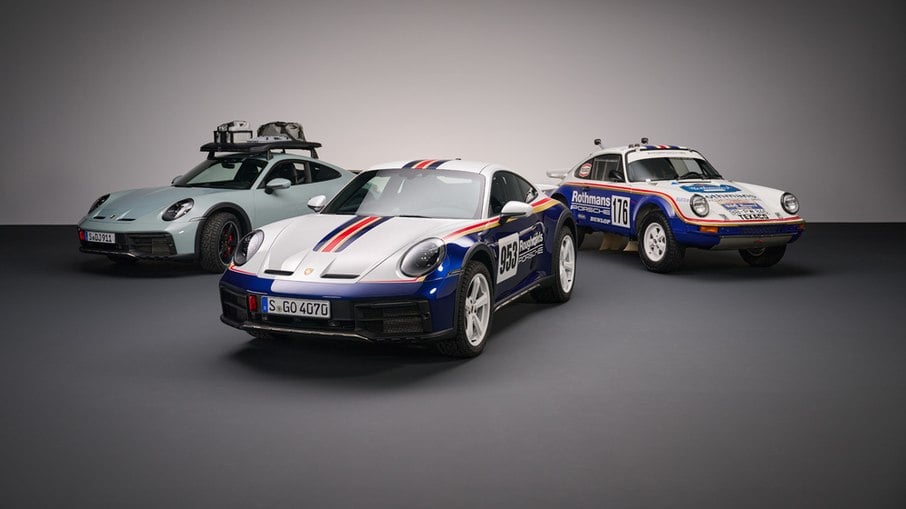 Além de suspensão elevada, 911 Dakar pode contar com pintura nas cores da patrocinadora da equipe de rally da marca