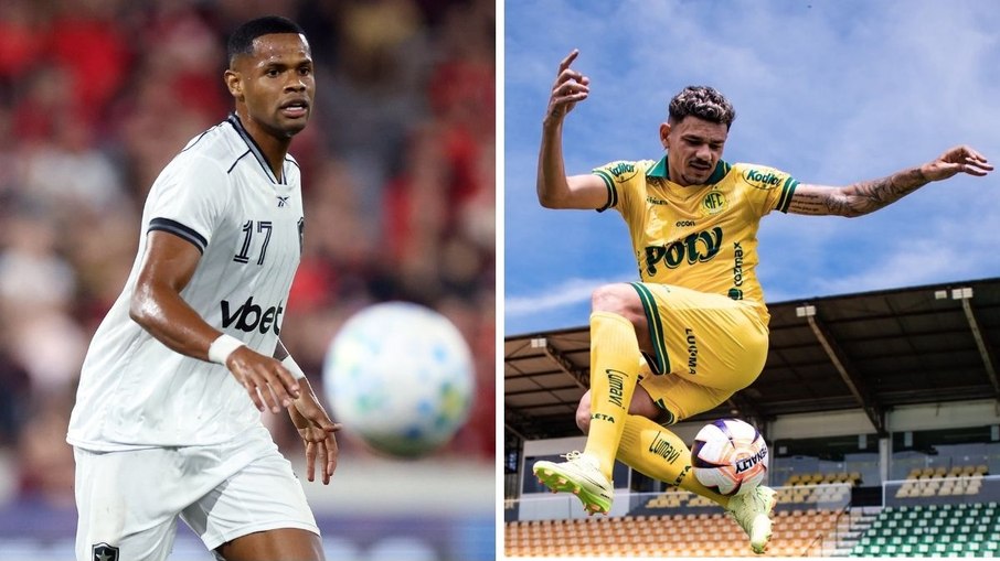 Junior Santos, do Botafogo, e Tiquinho Soares, do Mirassol, devem ser titulares