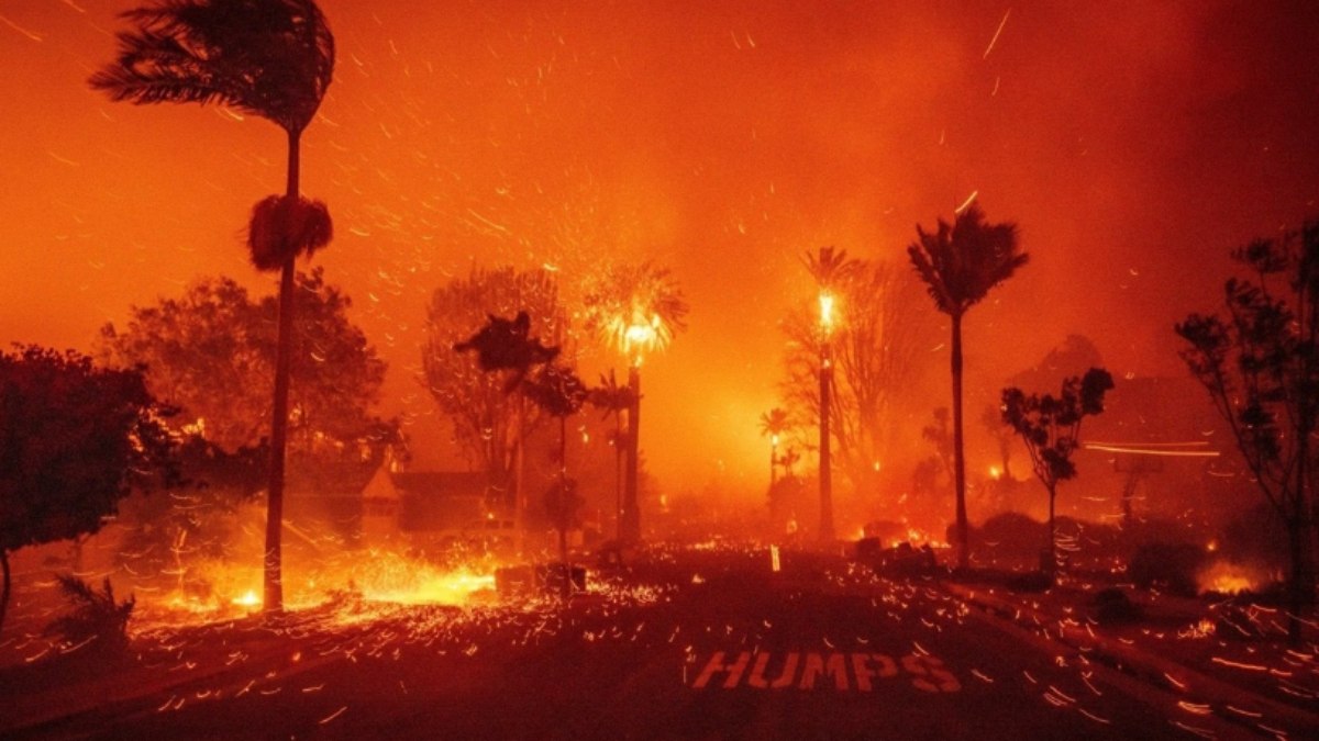 Incêndio florestal nos EUA