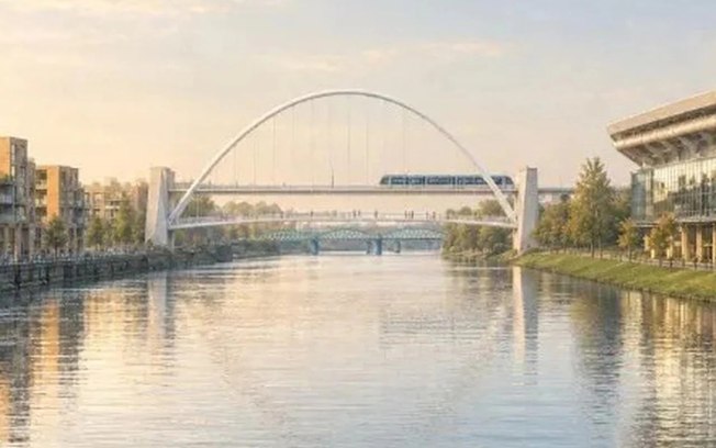 Projeto de ampliação do estádio do Nottingham Forest prevê construção de ponte moderna Projeto de ampliação do estádio do Nottingham Forest prevê construção de ponte moderna