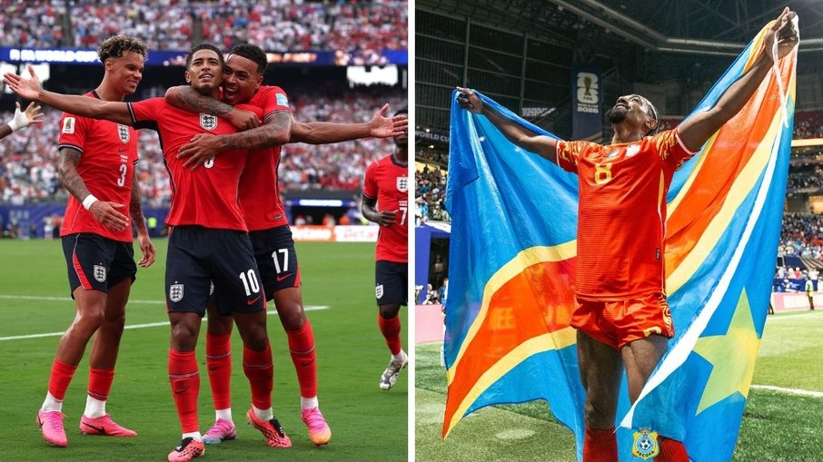 Inglaterra é favorita diante da RD Congo, que vem fazendo história na Copa do Mundo