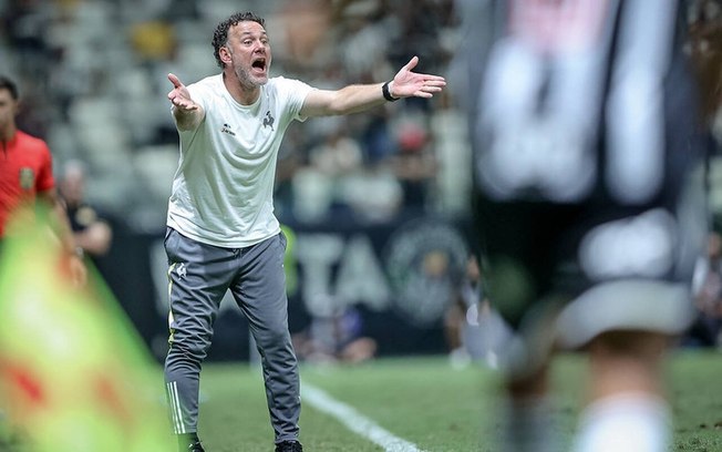 Milito lamentou a falta de eficiência do Atlético contra o Criciúma - Foto: Pedro Souza / Atlético