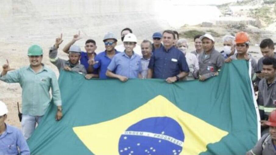 Em evento com Bolsonaro no Rio Grande do Norte, operários teriam feito 