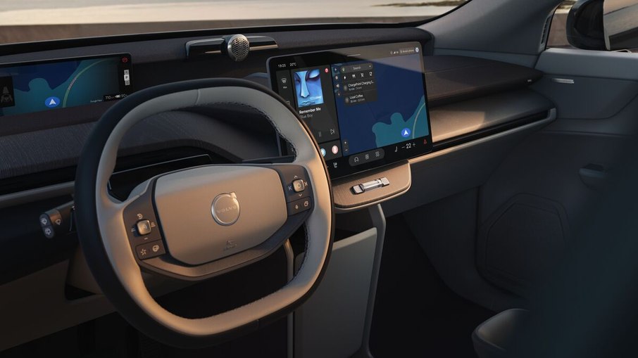 Interior do Volvo EX60
