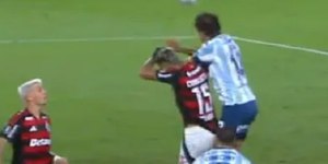 Web compara gol anulado do Racing com lance em  Palmeiras x Fla