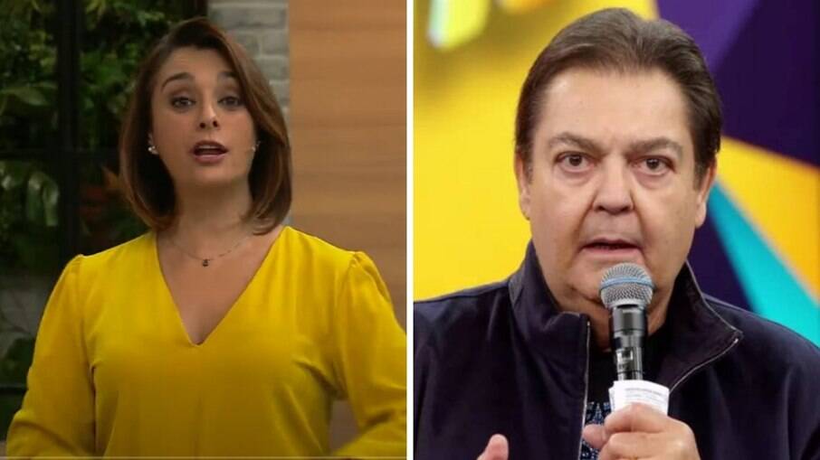 Catia Fonseca anunciou as mudanças em seu programa provocadas pela chegada de Faustão