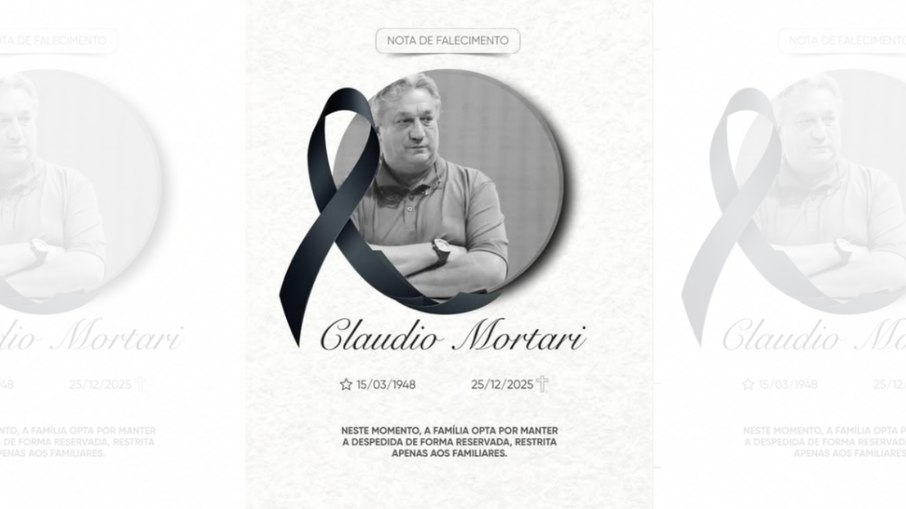 Publicação da família de Cláudio Mortari em sua conta oficial no Instagram
