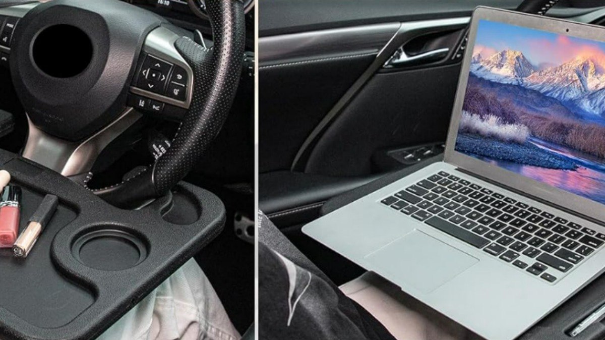 Mesa de volante é um achadinho para uso no carro