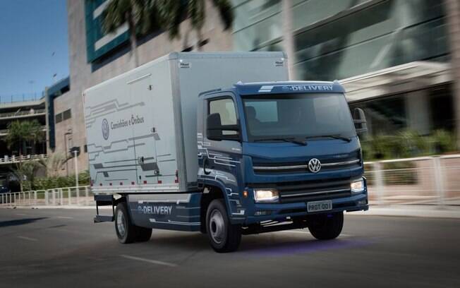 A VW anunciou para 2020 o lançamento do e-Delivery, caminhão da categoria leve ideal para entregas urbanas