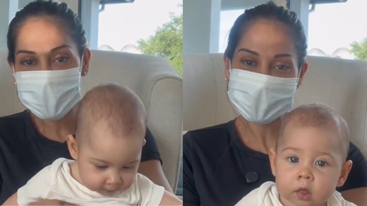 Maíra Cardi atualiza estado de saúde da filha após bronquiolite