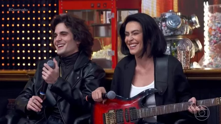 Fiuk e Cleo no 'Domingão com Huck' Fiuk e Cleo no 'Domingão com Huck'