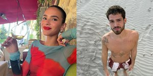 Bruna Marquezine e João Guilherme são vistos juntos em jantar