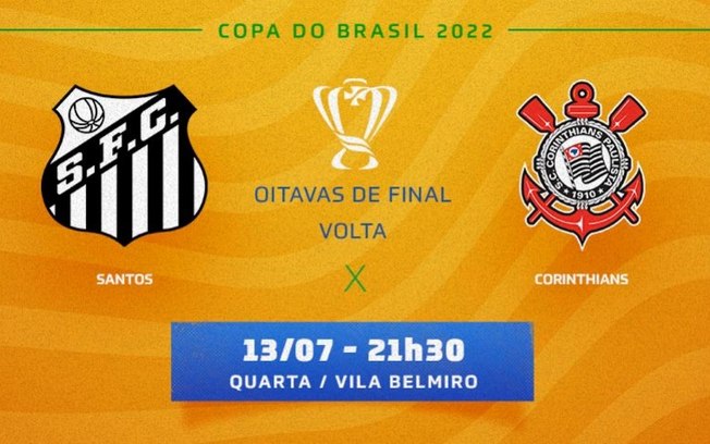 Santos x Corinthians: prováveis escalações, desfalques e onde assistir ao duelo pela Copa do Brasil