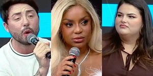 Ex-atriz da Globo discute com Rico Melquiades no SuperPop