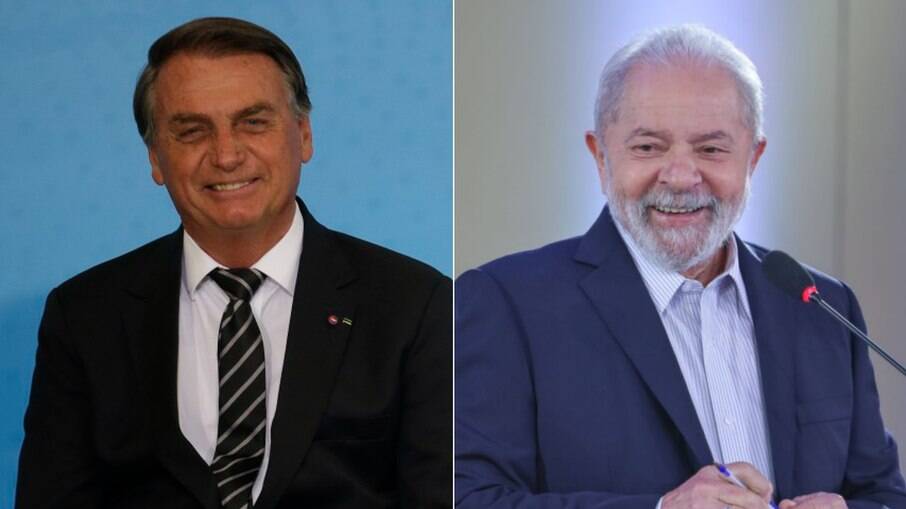 Lula (PT) e Bolsonaro (PL) lideram as intenções de voto e o índice de rejeição na corrida presencial