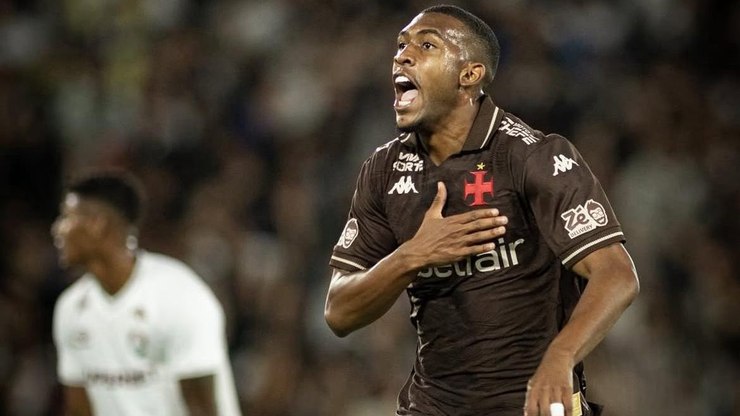 Rayan mantém sequência em arrancada do Vasco: 6 gols em 6 jogos