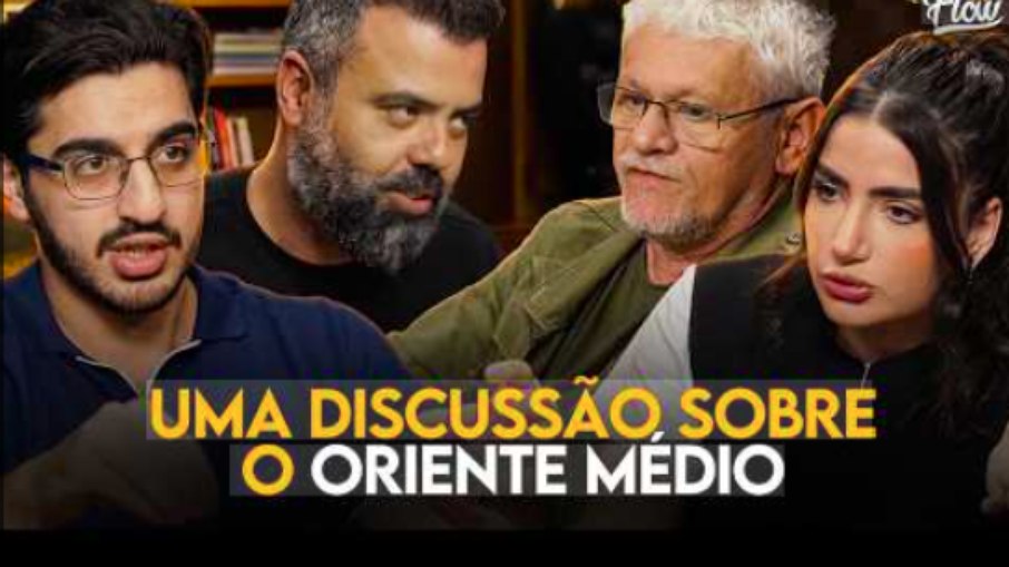 Um xiita, uma sunita e um comandante da Marinha no mesmo estúdio: o episódio do Flow mergulhou nas tensões do Oriente Médio e mostrou que a história é muito mais complexa do que parece Um xiita, uma sunita e um comandante da Marinha no mesmo estúdio: o episódio do Flow mergulhou nas tensões do Oriente Médio e mostrou que a história é muito mais complexa do que parece