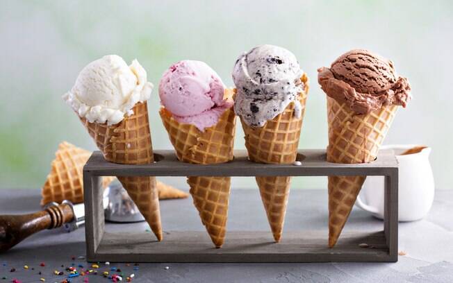 Alimentos que viciam: sorvete pode conter grande quantidade de açúcares e gorduras em sua composição