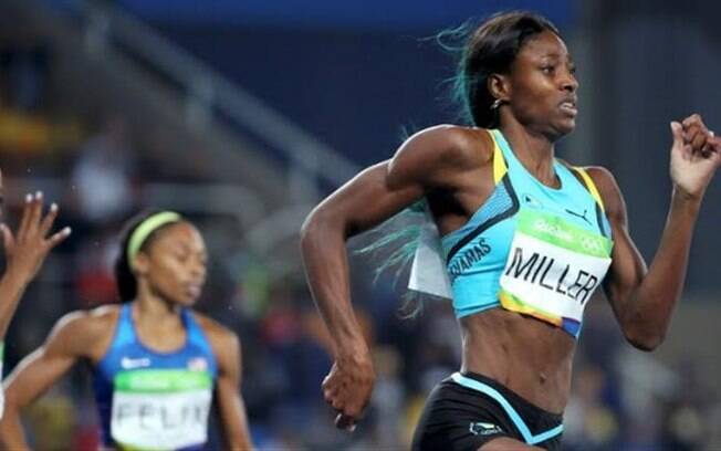 Shaunae Miller, das Bahamas, levou ouro nos 400m rasos