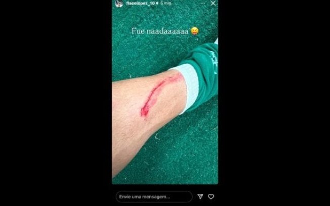 Palmeiras vai enviar reclamação a FPF por lance em Flaco López Palmeiras vai enviar reclamação a FPF por lance em Flaco López