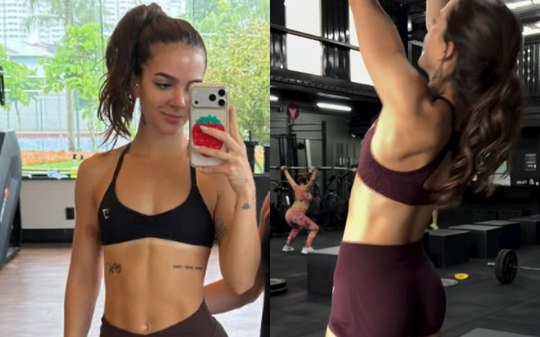 Mel Maia surpreende ao mostrar corpo sarado em treino