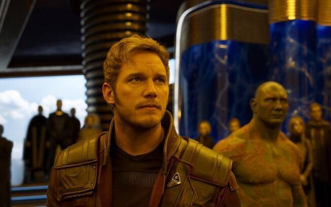 Chris Pratt em cena de Guardiões da Galáxia VOL. 2. Filme tem cinco cenas prós-créditos