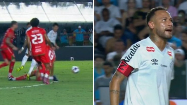 Web pede banimento de jogador que deu carrinho em Neymar