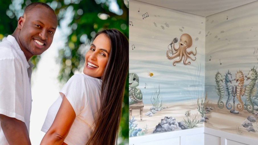 Carol Peixinho e Thiaguinho se impressionaram com resultado de quarto